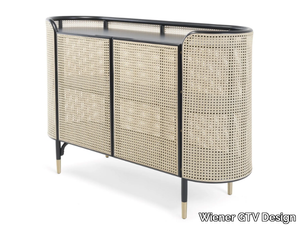 MOS - Vienna straw sideboard with doors _ Wiener GTV Design