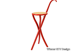 STOCKSESSEL - Folding beech stool _ Wiener GTV Design