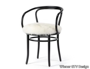 WIENER STUHL - WINTER EDITION - Upholstered beech chair _ Wiener GTV Design