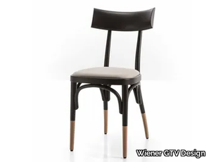 CZECH - Beech chair with integrated cushion _ Wiener GTV Design