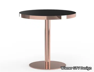 BRANDY - Round metal table _ Wiener GTV Design