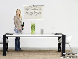 QUAD - ART608 - Rectangular dining table _ Wissmann raumobjekte