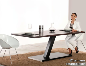 SINGLE - ART609 - Rectangular wooden dining table _ Wissmann raumobjekte