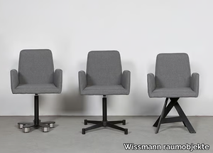 VARIOS - ART620 - Fabric chair with armrests _ Wissmann raumobjekte