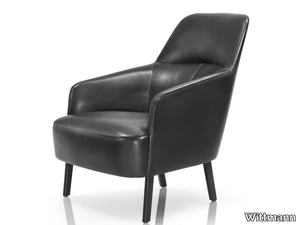 MONO - Leather armchair high-back _ Wittmann