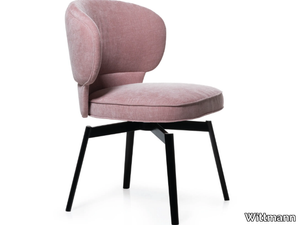 MORTON - Swivel upholstered fabric chair _ Wittmann