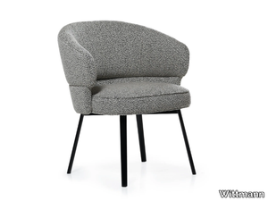 MORTON - Upholstered fabric chair with armrests _ Wittmann