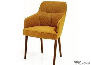 MONO - Fabric chair with armrests _ Wittmann