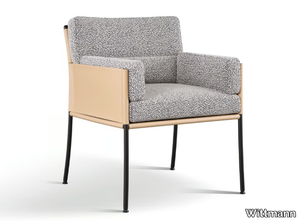 FAME - Fabric easy chair with armrests _ Wittmann