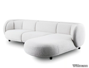 VUELTA - 3 seater fabric sofa with chaise longue _ Wittmann