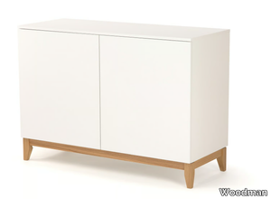 BLANCO - Melamine-faced chipboard sideboard with doors _ Woodman