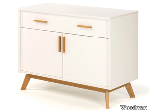 KENSAL NORDIC - Melamine-faced chipboard sideboard with doors _ Woodman