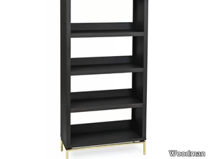 PIMLICO - Open freestanding wood veneer bookcase _ Woodman