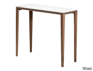 NINAS - Rectangular solid wood console table _ Woak