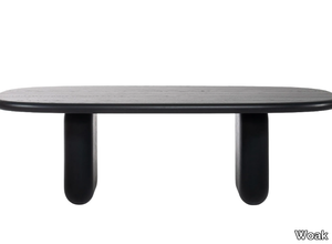 CAIRN - Oval wooden dining table _ Woak