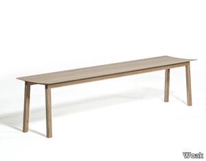 NERVOSA - Solid wood bench _ Woak