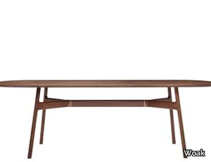 MARSHALL - Solid wood dining table _ Woak