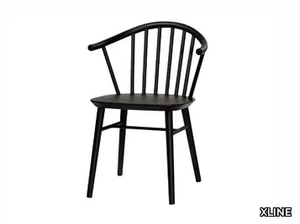 1451 - Wooden chair open back _ XLINE