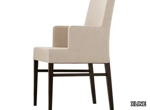 OPALE - Upholstered chair with armrests _ XLINE