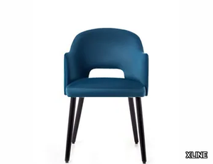 4188 - Fabric chair with armrests _ XLINE
