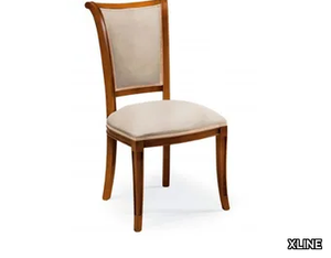 4214 - Wooden chair with integrated cushion _ XLINE