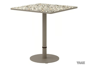 ANKA MENT - Square natural stone garden table _ YAAZ