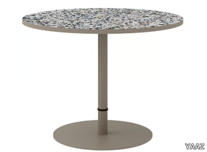 ANKA MENT - Round natural stone garden table _ YAAZ