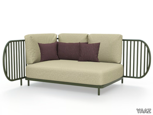 OVA - Corner rope and Sunbrella® garden sofa _ YAAZ