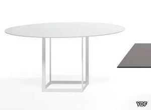 LEONARDO - Round crystal table _ YDF