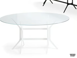 ARABESQUE - Oval crystal table _ YDF