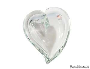 CATULLO - Heart in handmade Murano glass _ YourMurano