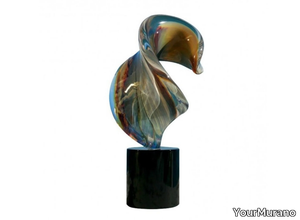 DANCING RIBBON - Handcrafted abstract Murano glass sculpture _ YourMurano