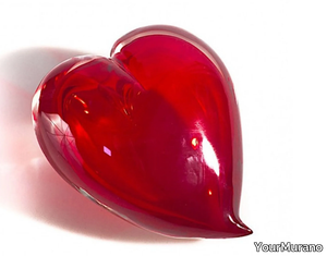 EROS - Heart in handmade Murano glass _ YourMurano