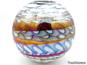 ZAIRE ROUND - Handmade Murano glass vase _ YourMurano