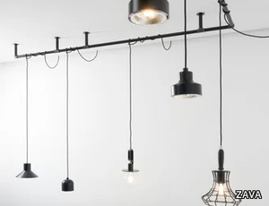 PALÒ - Ceiling mounted iron linear lighting profile _ ZAVA