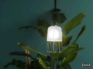 MEDÙ - LED glass and iron pendant lamp _ ZAVA