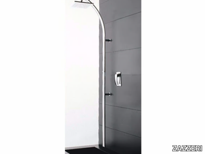 MOON - Wall-mounted shower panel with overhead shower _ ZAZZERI