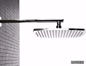 TANGO - Wall-mounted brass overhead shower with arm _ ZAZZERI