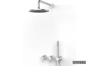 Z316 MONO - 3 hole stainless steel shower mixer with hand shower _ ZAZZERI