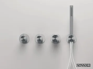 Z316 3301B401A00 / 3301X401A01 - 4 hole stainless steel shower set with hand shower _ ZAZZERI