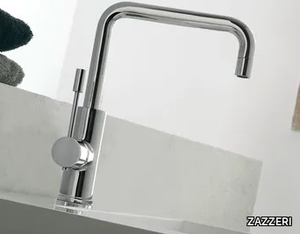 MODO - Single handle washbasin mixer with adjustable spout _ ZAZZERI