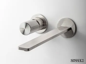 Q316 - Wall-mounted stainless steel washbasin mixer _ ZAZZERI