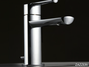 TANGO - Countertop steel washbasin mixer _ ZAZZERI