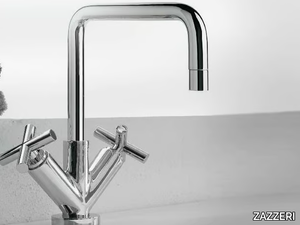 DA-DA - 1 hole washbasin tap with individual rosettes _ ZAZZERI