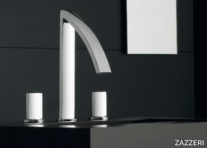 MOON - 3 hole countertop washbasin tap _ ZAZZERI