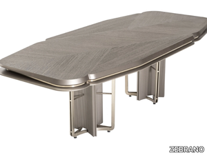 ATHENA - Rectangular dining table _ ZEBRANO