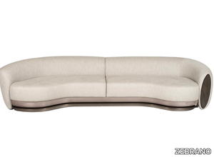 GIOIA - Curved 4 seater fabric sofa _ ZEBRANO