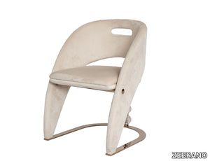 PHASELIS - Cantilever upholstered fabric chair _ ZEBRANO