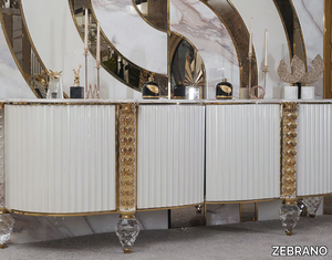 VELOVIS - Sideboard with doors _ ZEBRANO