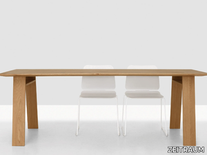 BONDT - Rectangular wooden table _ ZEITRAUM